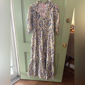 NEW BANJANAN betty dress in batik multi floral large